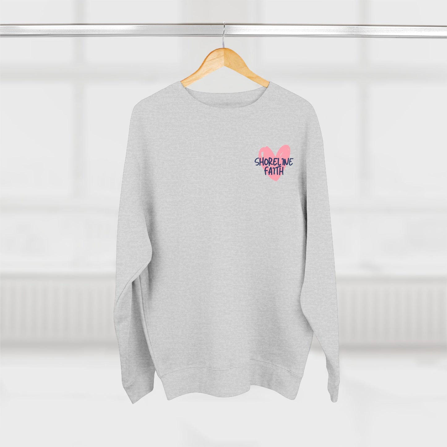 Shoreline Faith Crewneck – Faith Before the Waters Move