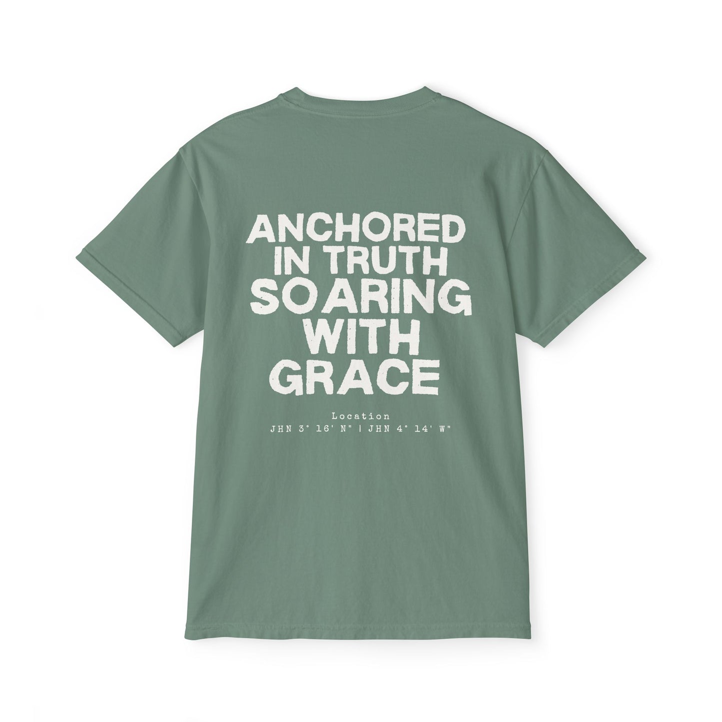 Anchored in Truth, Soaring with Grace Pocket Tee