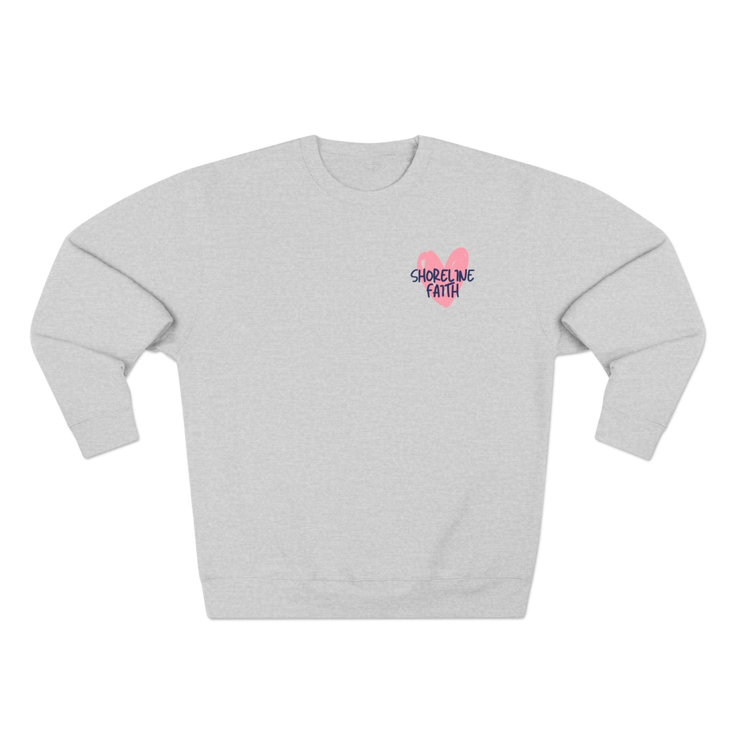 Shoreline Faith Crewneck – Faith Before the Waters Move