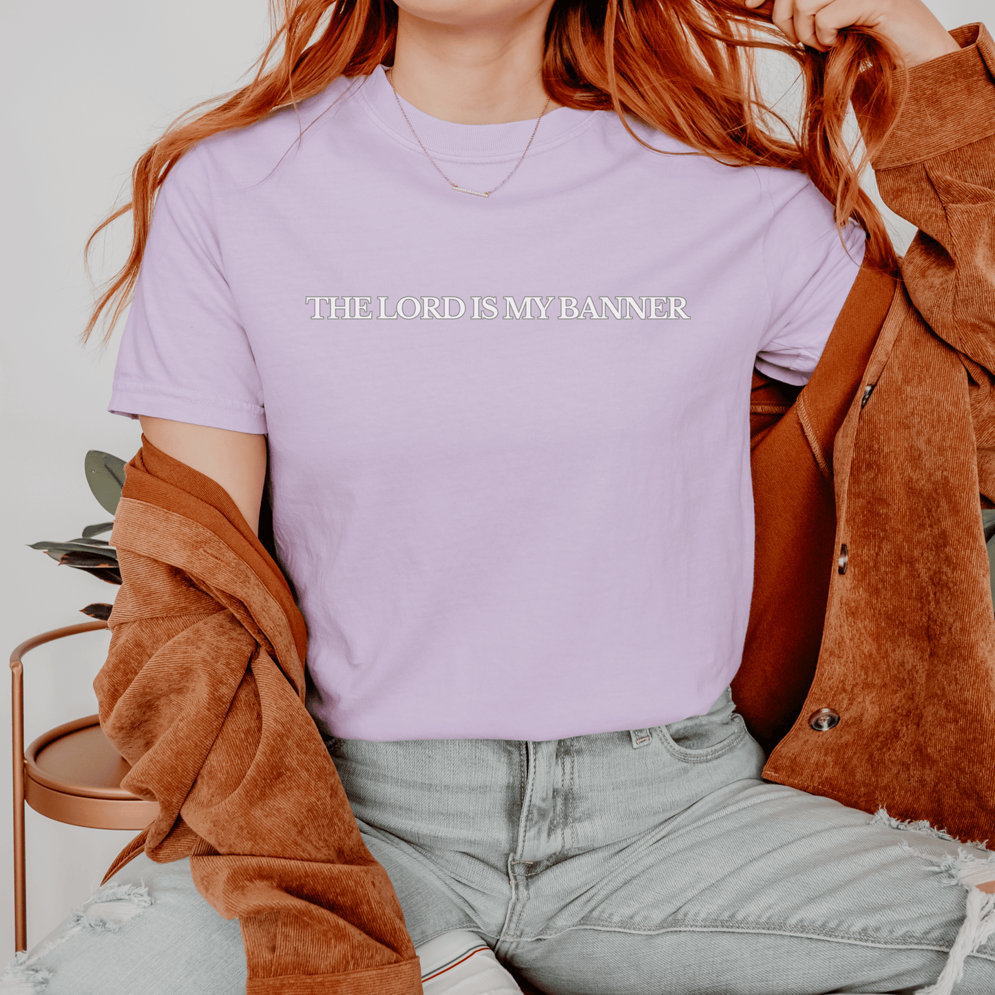 The Lord is My Banner Unisex Garment-Dyed Tee