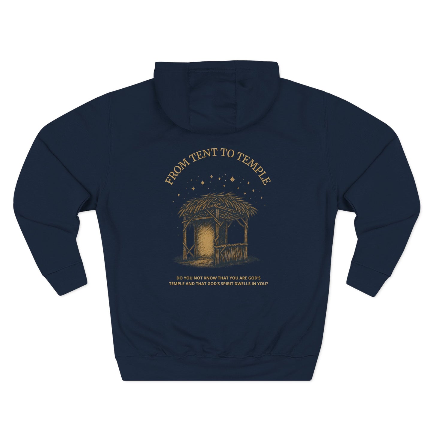God Dwells Here Navy Hoodie