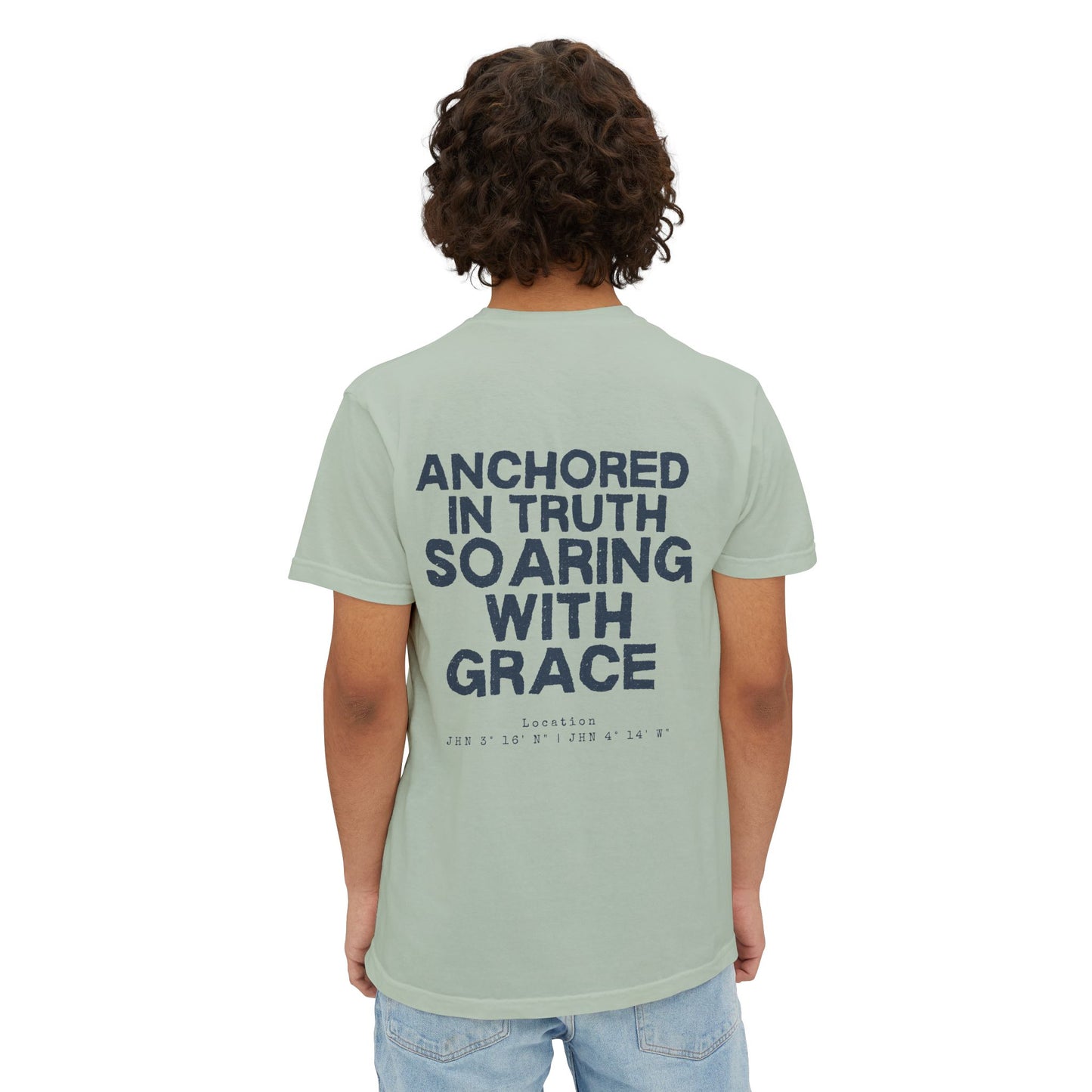 Anchored in Truth, Soaring with Grace Pocket Tee