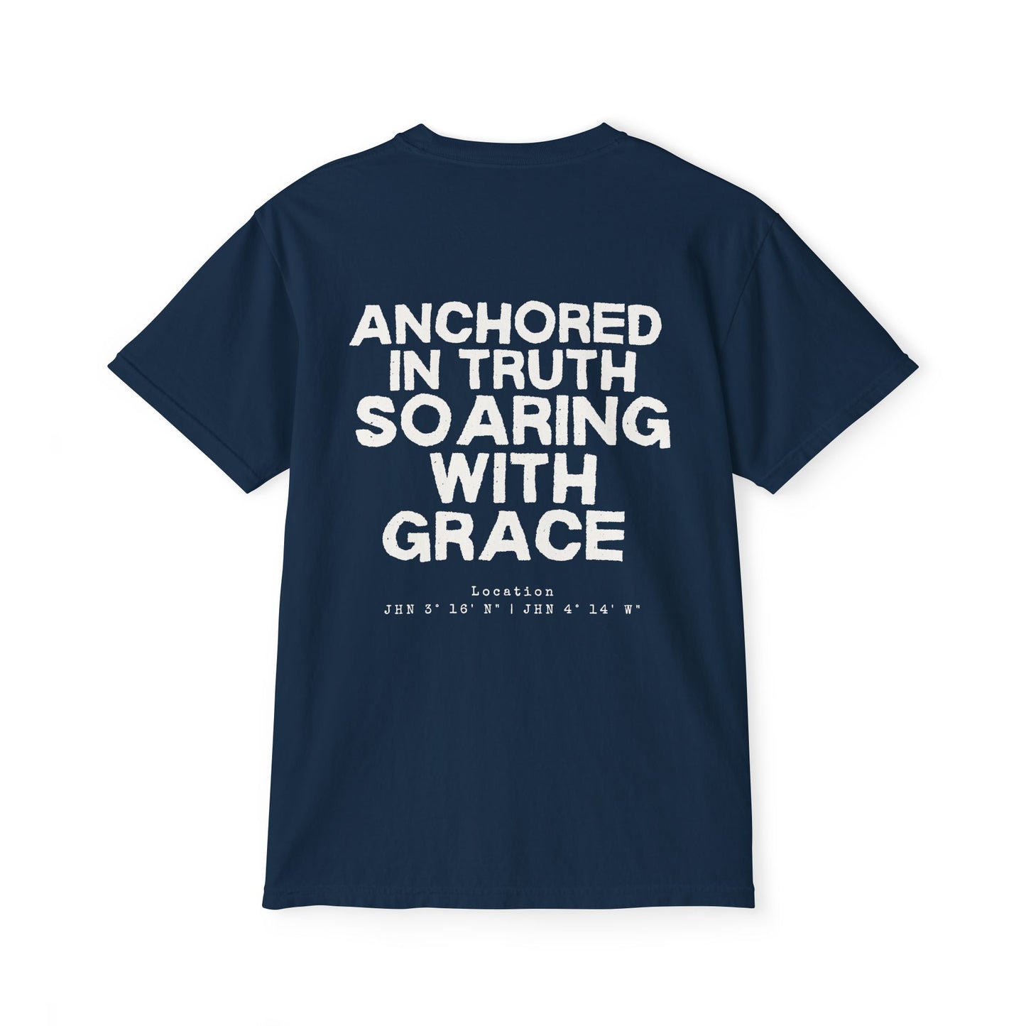 Anchored in Truth, Soaring with Grace Pocket Tee