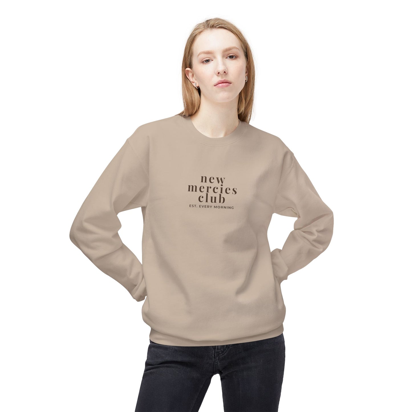 New Mercies Club Fleece Sweatshirt