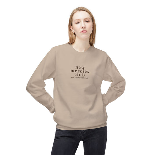 New Mercies Club Fleece Sweatshirt
