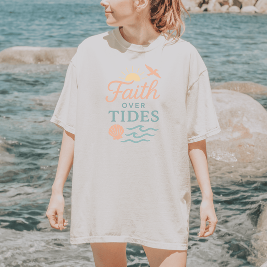 Faith Over Tides Tee