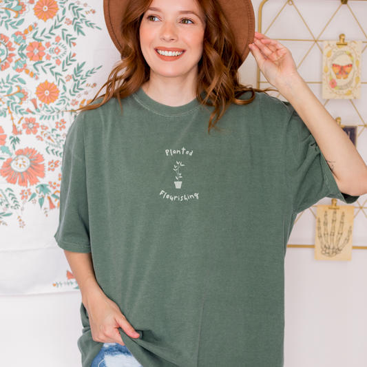 Planted and Flourishing Tee