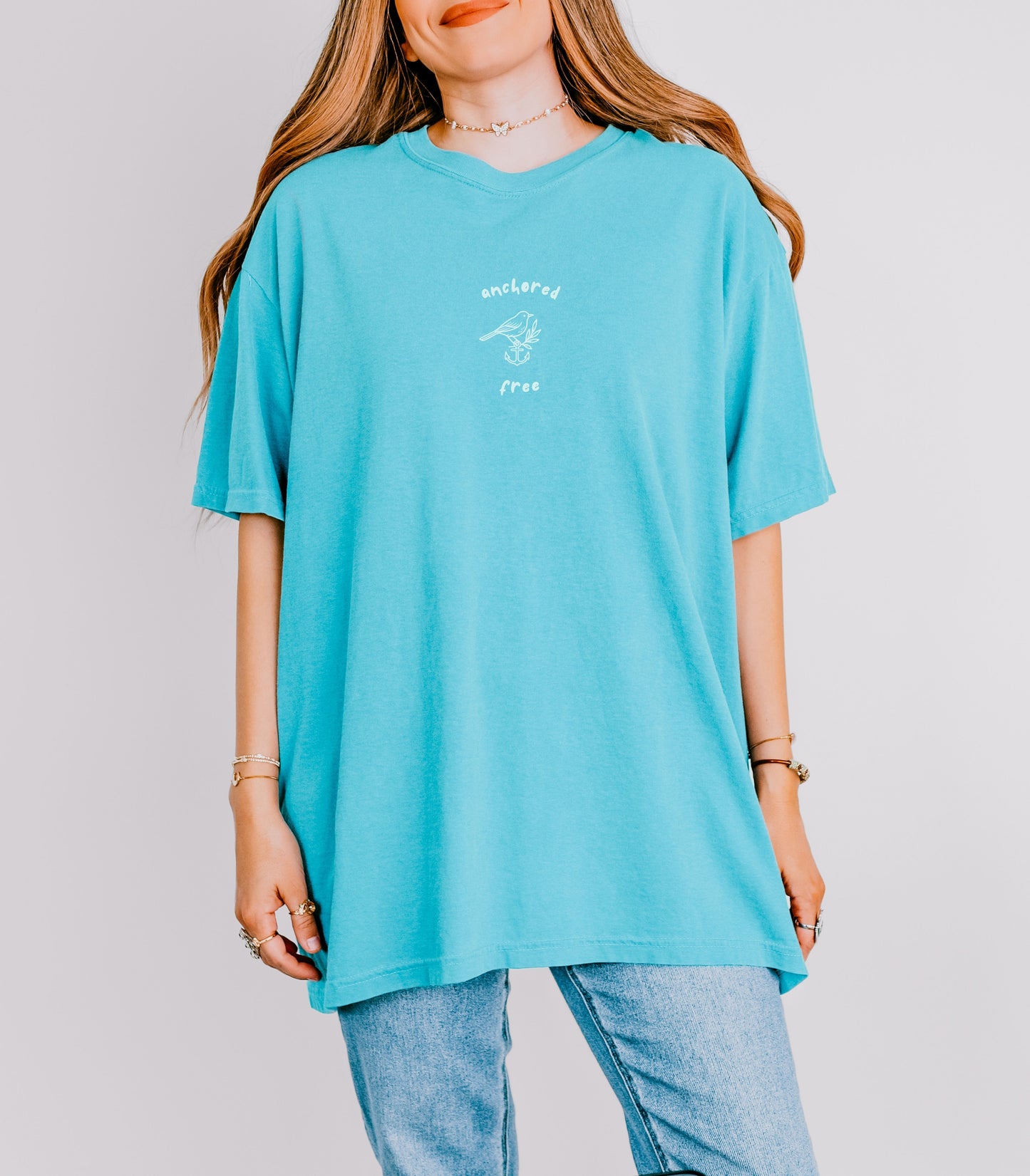 Anchored + Free Tee