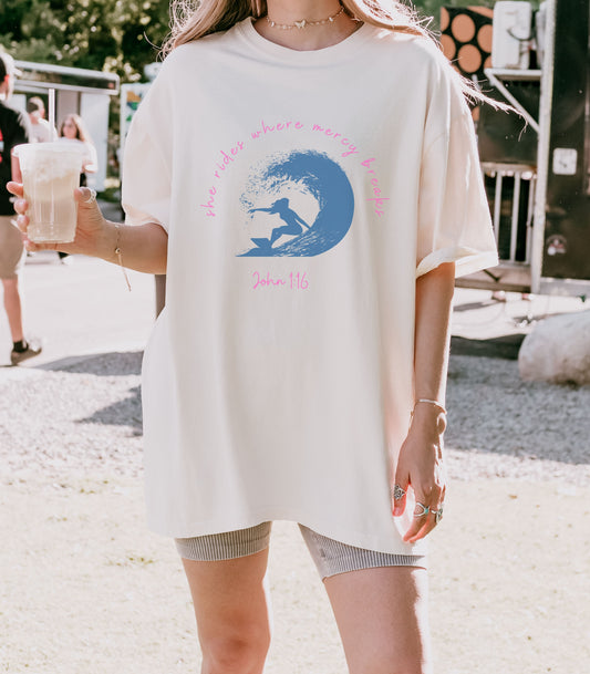 Mercy Made Her Free Tee