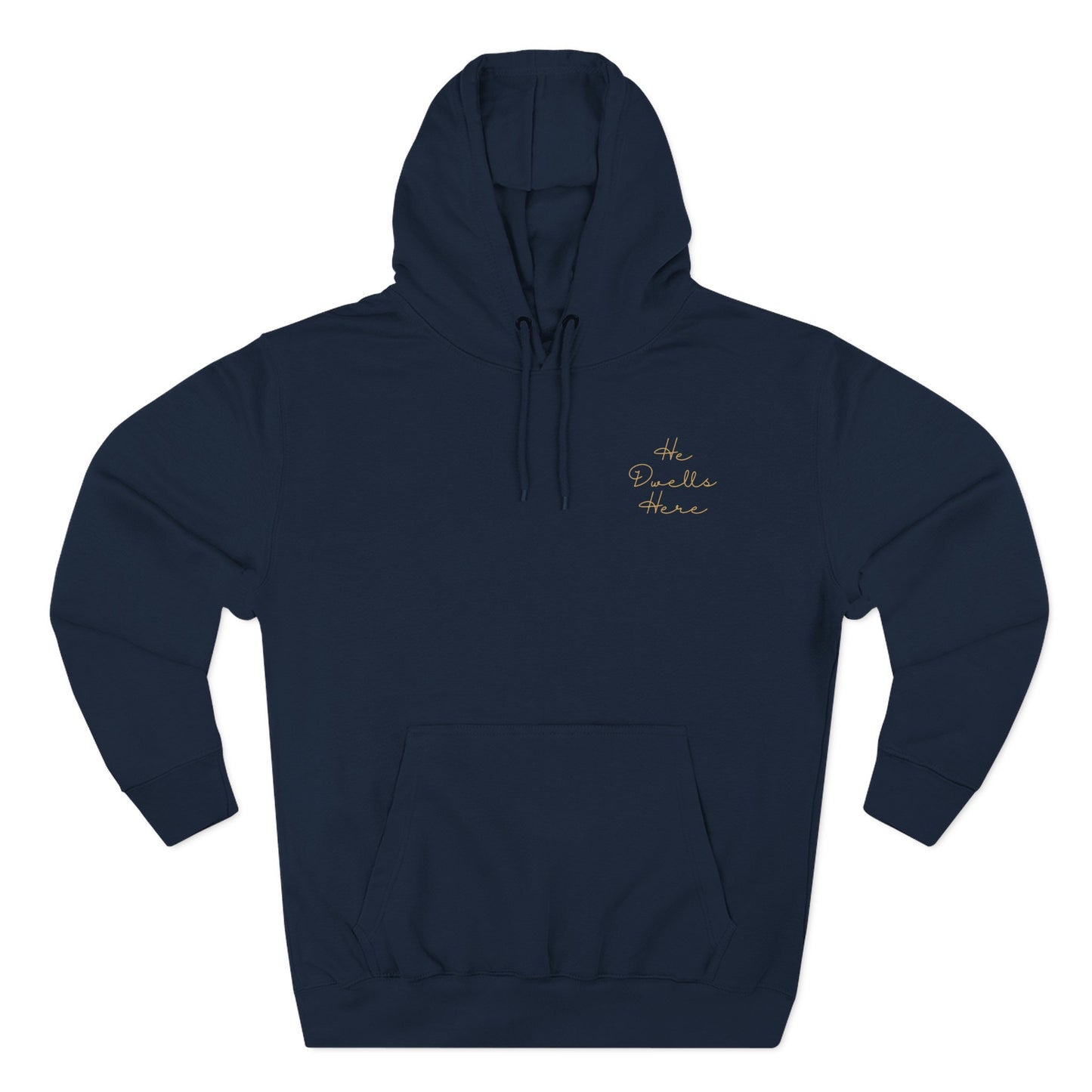 God Dwells Here Navy Hoodie