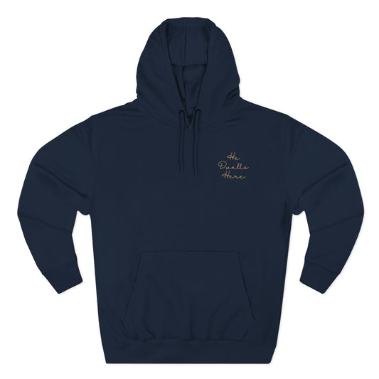 God Dwells Here Navy Hoodie